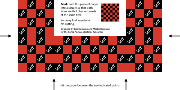 The 2007 CSAIL puzzle created by Erik and Martin Demaine. Reproduced with permission.