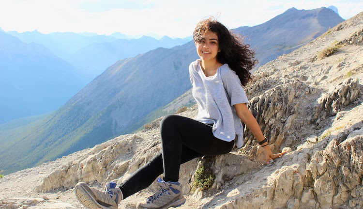 Nada above the Bow River Valley near Canmore, on Ha Ling Peak